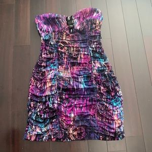 Beautiful multi color mini dress